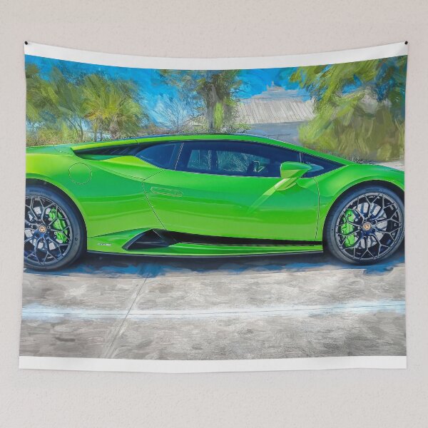 Aperçu de l'œuvre Lamborghini Huracan Technica 640 2 X105 verte 2023 créée et vendue par RichFrancoCars.