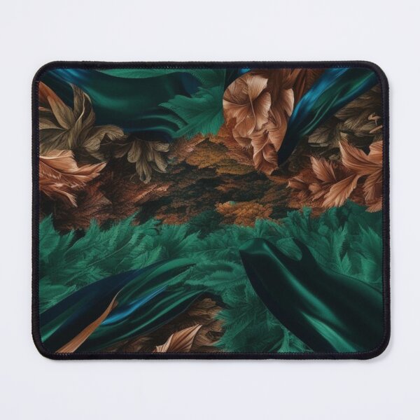 Item preview, Whispers of the Canopy – Deep Forest Abstract Texture designed and sold by Harmonic_Layers.