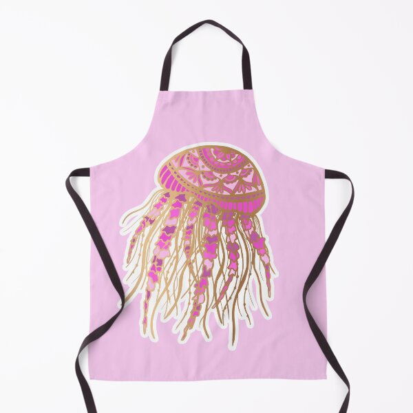 Item preview, Pink and Gold Jellyfish Mandala designed and sold by Julie Erin Designs.
