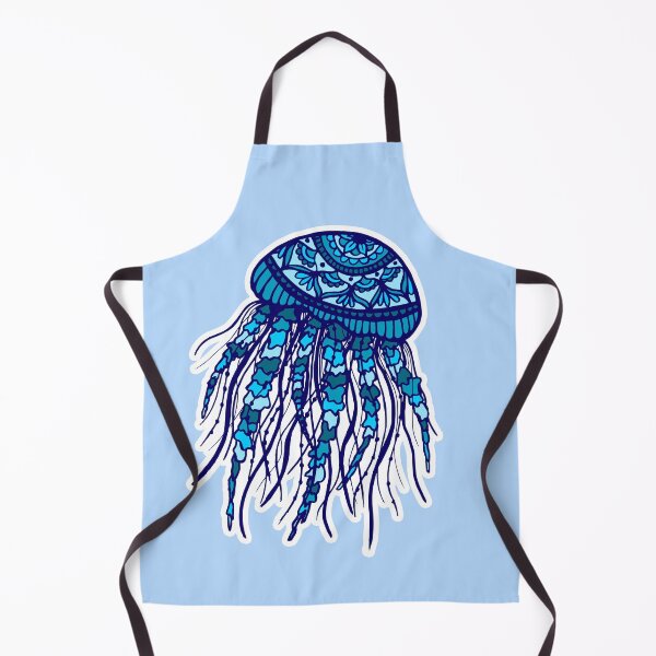Item preview, Blue Jellyfish Mandala designed and sold by Julie Erin Designs.