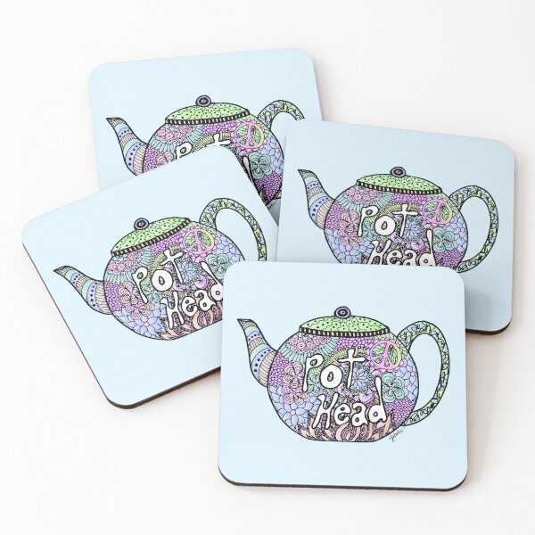 Item preview, Pot Head Tea Pot designed and sold by Julie Erin Designs.