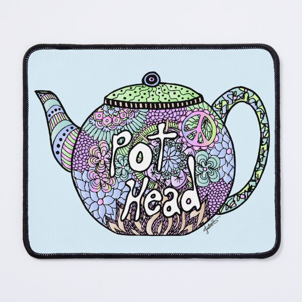 Item preview, Pot Head Tea Pot designed and sold by Julie Erin Designs.