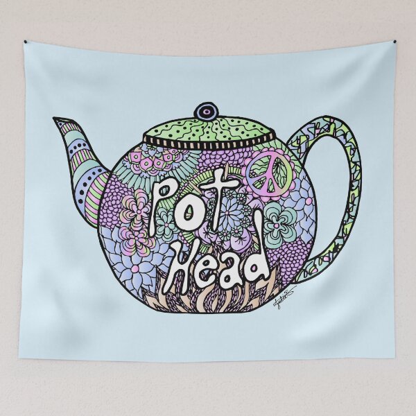 Item preview, Pot Head Tea Pot designed and sold by Julie Erin Designs.