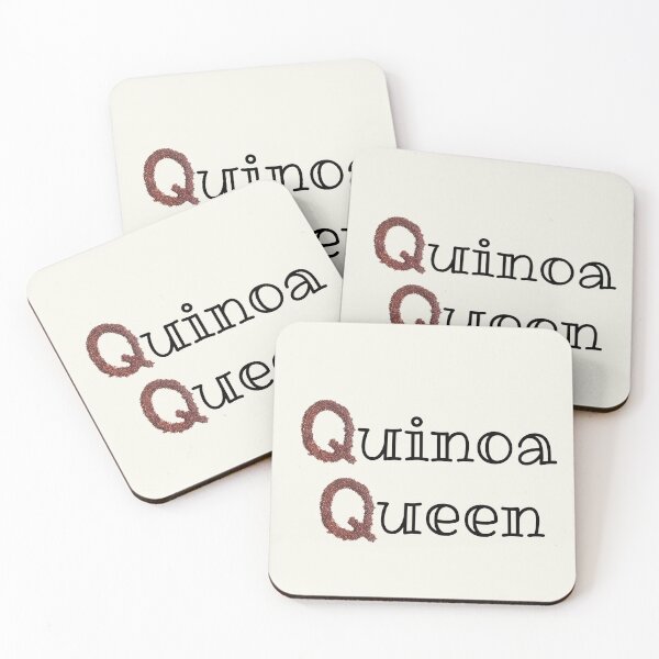 Item preview, Quinoa Queen Typography Food Art designed and sold by EveryDayDabble.