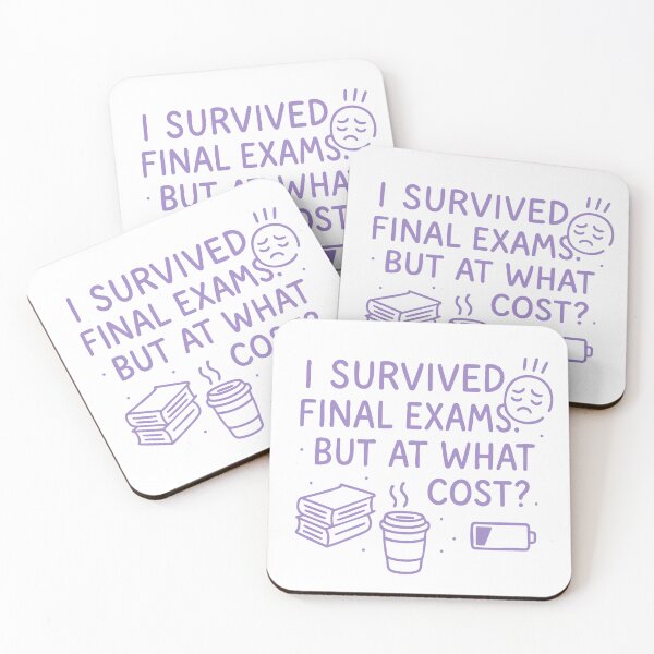 Item preview, I Survived Final Exams... But At What Cost?  designed and sold by TeeLabDesign.