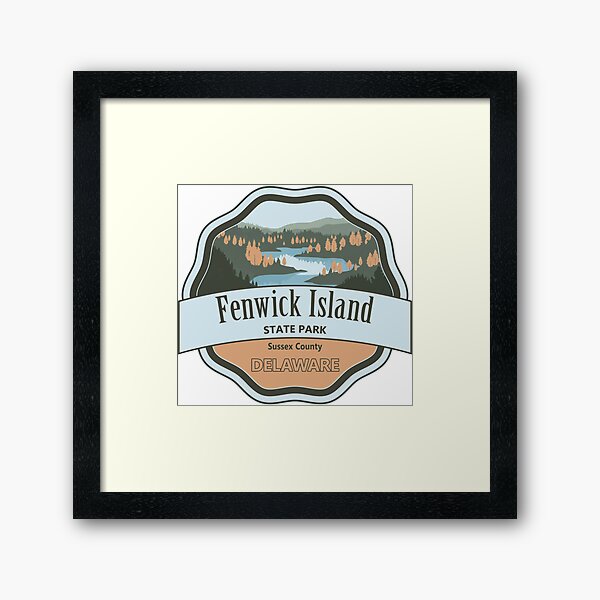 Item preview, Fenwick Island State Park, Sussex County designed and sold by Wanderful-roads.