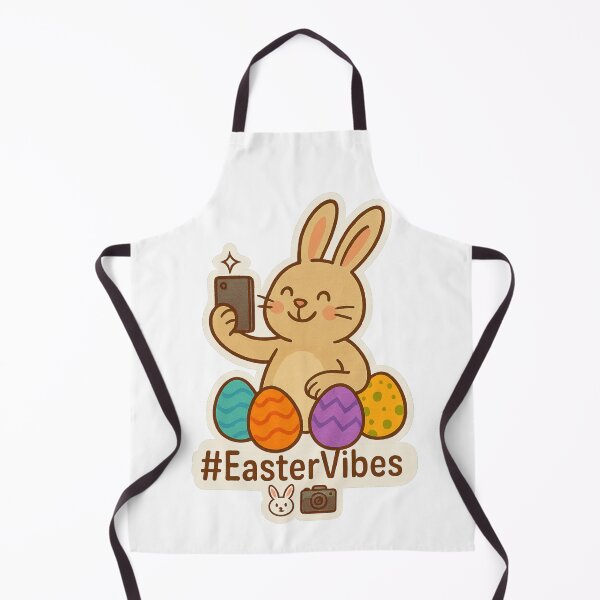 Item preview, Cute Selfie Bunny with Easter Eggs – #EasterVibes T-Shirt designed and sold by McZerrill.