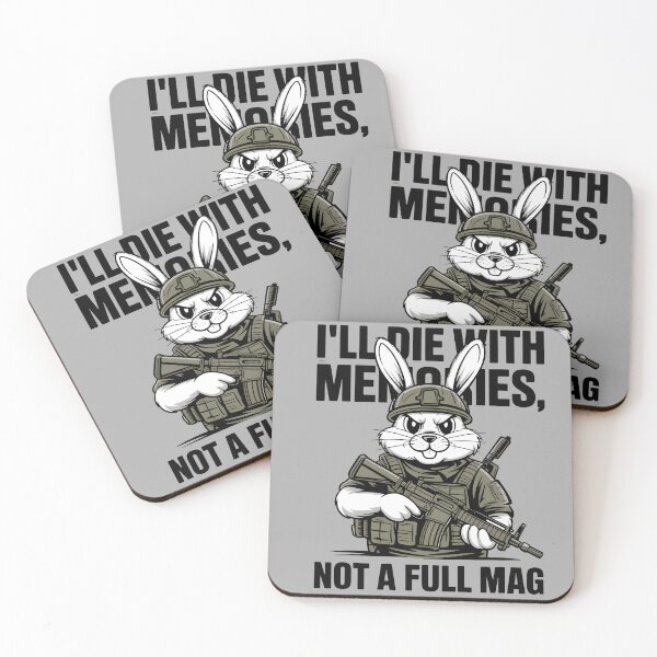 Item preview, Bunny I'll Die With Memories, Not A Full Mag designed and sold by PeteLawliiet.