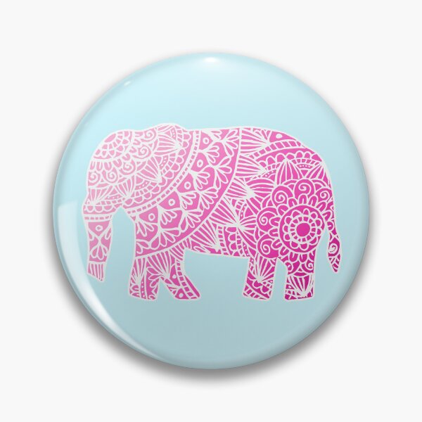 Item preview, Cute Pink Mandala Elephant designed and sold by Julie Erin Designs.