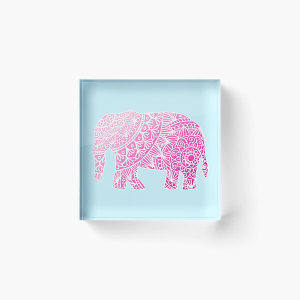Item preview, Cute Pink Mandala Elephant designed and sold by Julie Erin Designs.