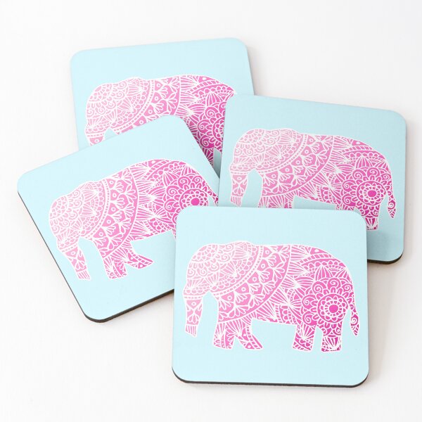 Item preview, Cute Pink Mandala Elephant designed and sold by Julie Erin Designs.