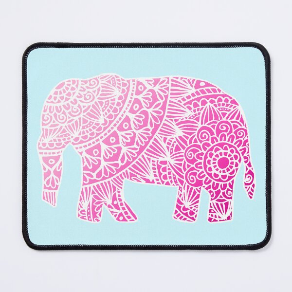 Item preview, Cute Pink Mandala Elephant designed and sold by Julie Erin Designs.