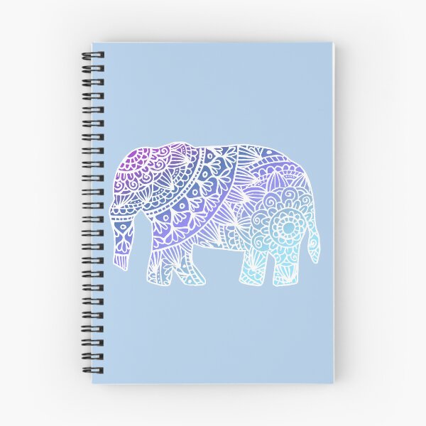 Item preview, Cute Blue Mandala Elephant designed and sold by Julie Erin Designs.