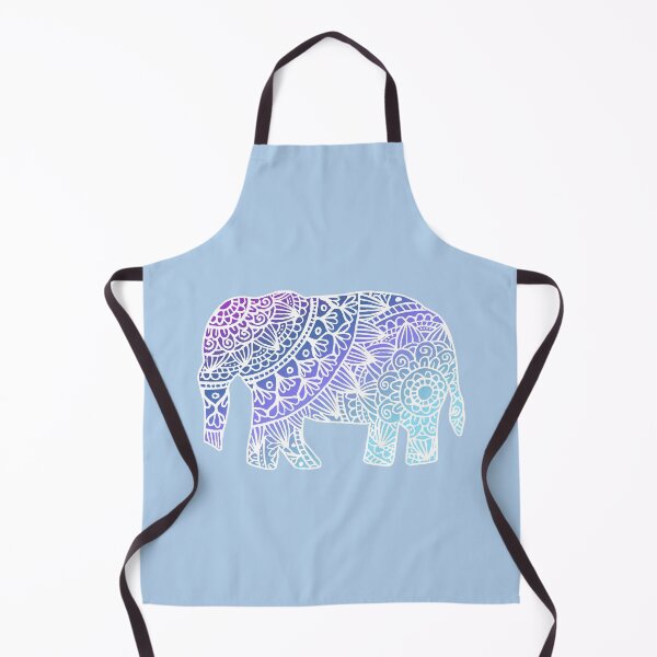 Item preview, Cute Blue Mandala Elephant designed and sold by Julie Erin Designs.