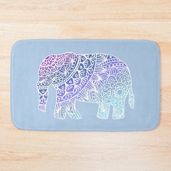 Item preview, Cute Blue Mandala Elephant designed and sold by Julie Erin Designs.