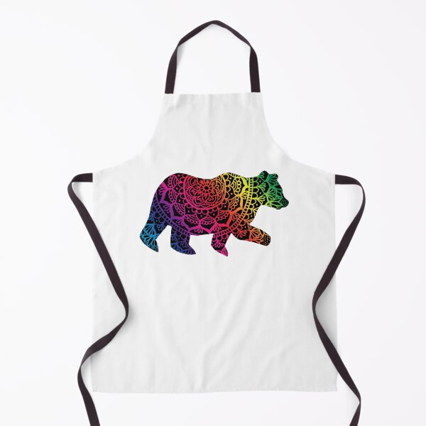 Item preview, Rainbow Mandala Pride Bear designed and sold by Julie Erin Designs.