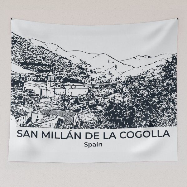 Item preview, San Millán de la Cogolla - Spain designed and sold by Lakeric Cityscapes.