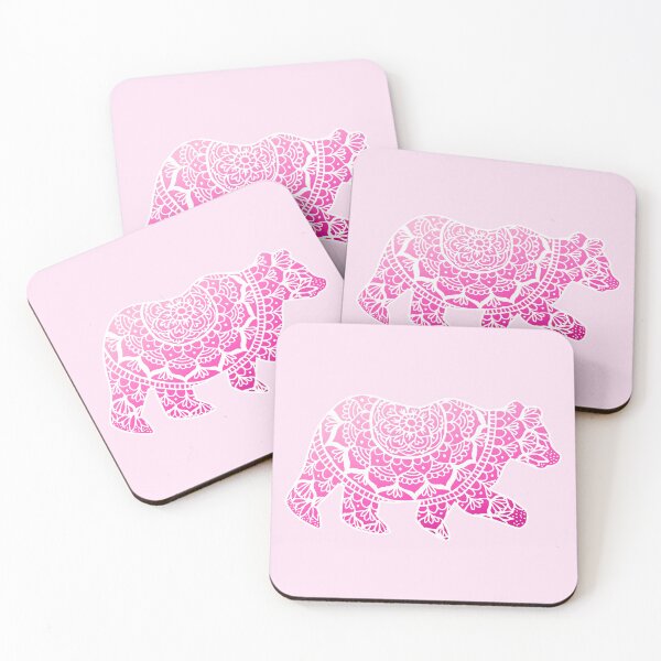 Item preview, Pink Mandala Bear designed and sold by Julie Erin Designs.