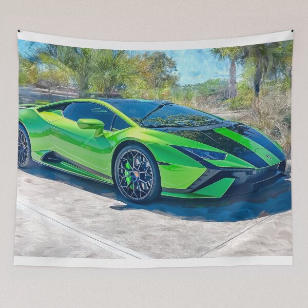Aperçu de l'œuvre Lamborghini Huracan Technica 640 2 X108 verte 2023 créée et vendue par RichFrancoCars.