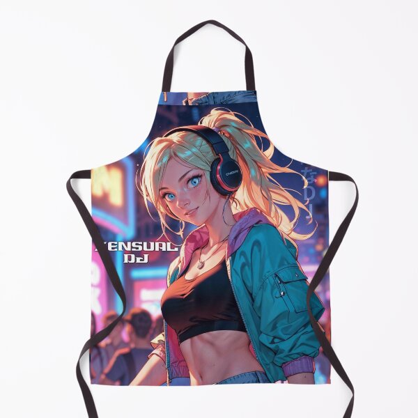 Item preview, Cute anime girl DJ designed and sold by anime-black.