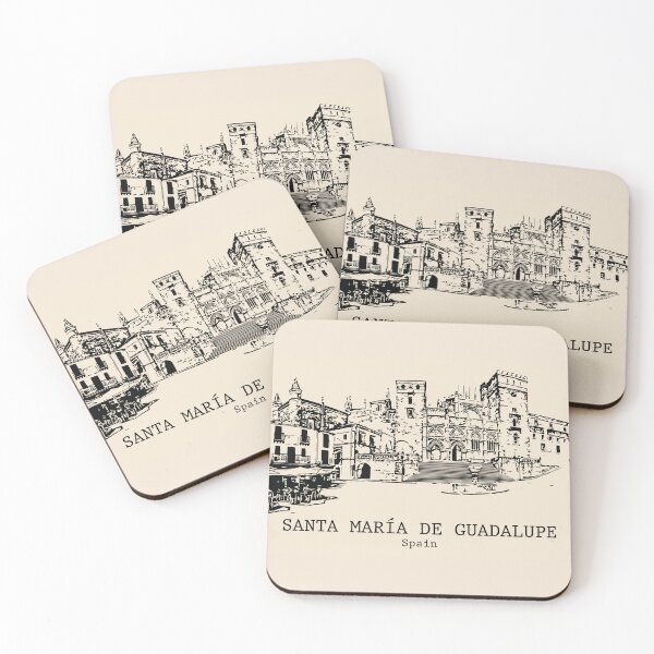 Item preview, Santa María de Guadalupe - Spain designed and sold by Lakeric Cityscapes.