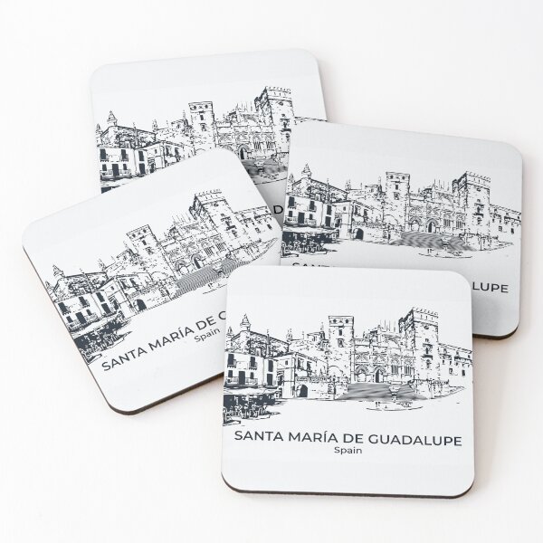 Item preview, Santa María de Guadalupe - Spain designed and sold by Lakeric Cityscapes.