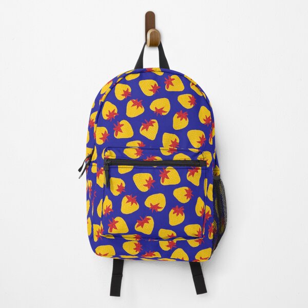 Item preview, Bold Primary Colors Eclectic Modern Tossed All-Over Strawberry Pattern designed and sold by Valerie Englehart.