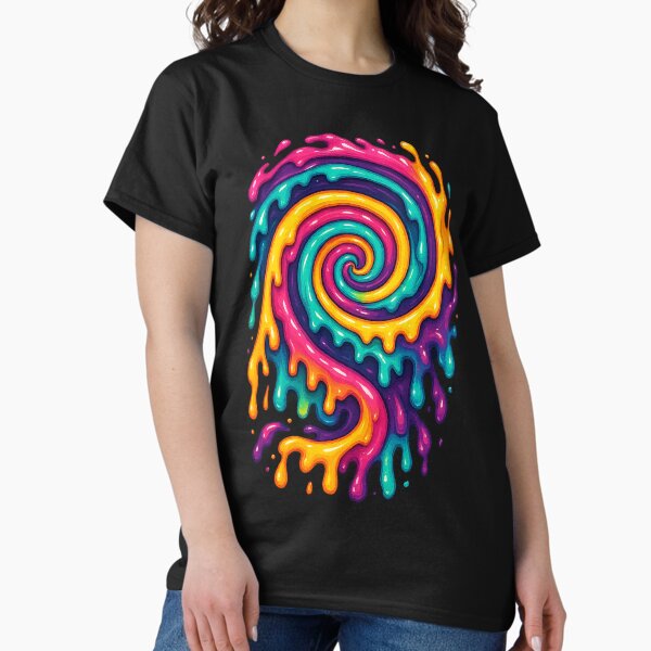 Item preview, Melting Rainbow Spiral – Psychedelic Trippy Illusion Design designed and sold by WitBox.