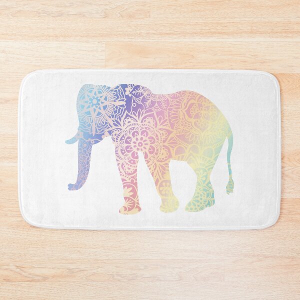 Item preview, Rainbow Elephant Mandala designed and sold by Julie Erin Designs.