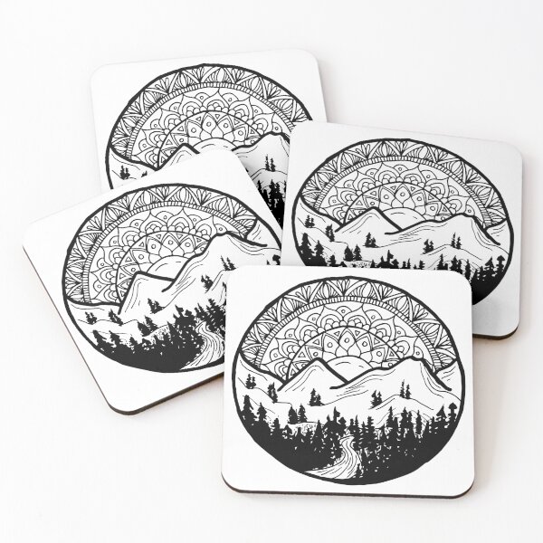 Item preview, Mountain Mandala designed and sold by Julie Erin Designs.