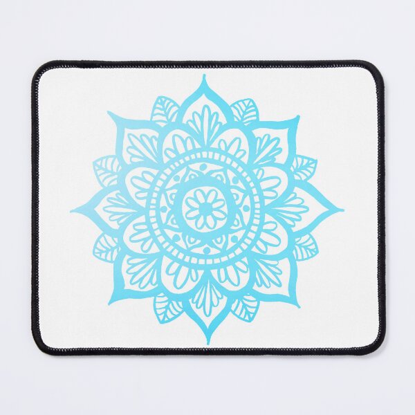 Item preview, Pastel Blue Floral Mandala designed and sold by Julie Erin Designs.