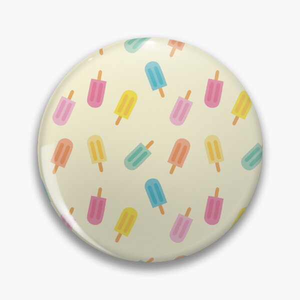 Item preview, Colorful summer design with pastel popsicles and soft yellow background designed and sold by StudioPippinDesigns.