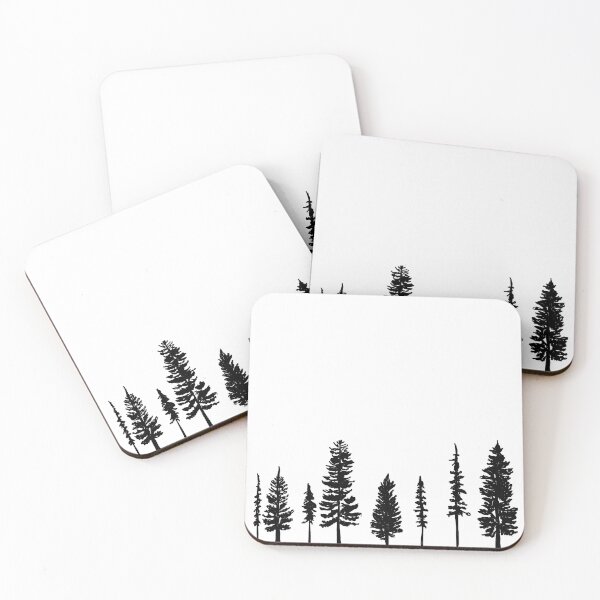 Item preview, Evergreen Tree Illustration – Nature-Inspired Design for Stickers, Apparel & Home Decor designed and sold by artsyemsdesigns.