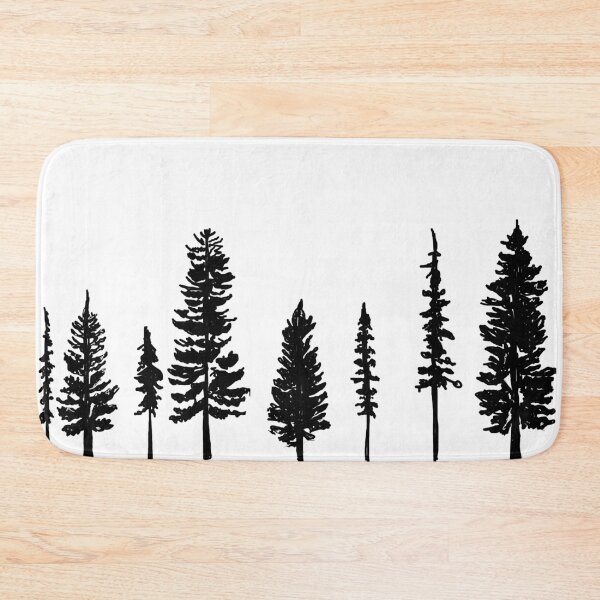 Item preview, Evergreen Tree Illustration – Nature-Inspired Design for Stickers, Apparel & Home Decor designed and sold by artsyemsdesigns.