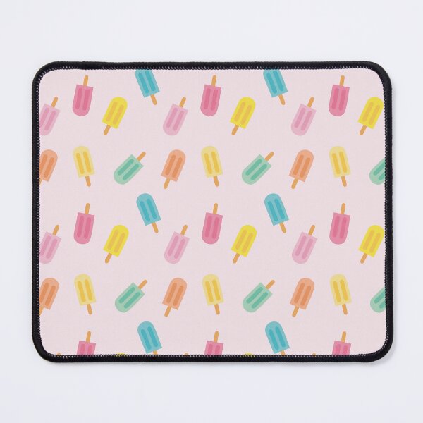 Item preview, Colorful summer design with pastel popsicles and soft pink background designed and sold by StudioPippinDesigns.