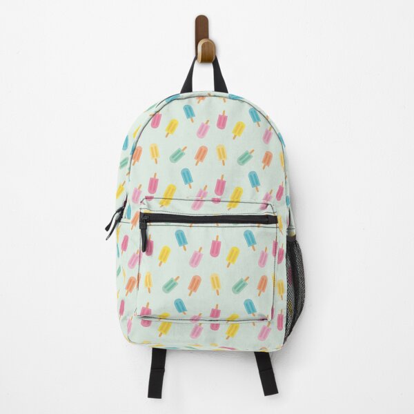 Item preview, Colorful summer design with pastel popsicles and soft green background designed and sold by StudioPippinDesigns.