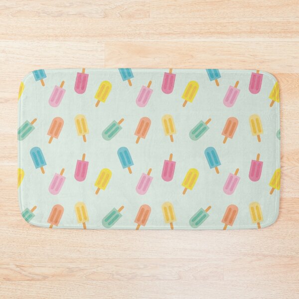 Item preview, Colorful summer design with pastel popsicles and soft green background designed and sold by StudioPippinDesigns.