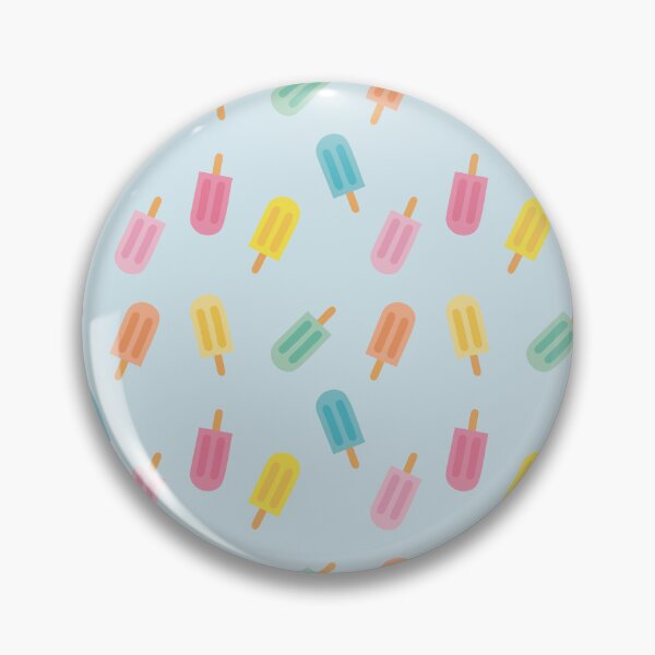 Item preview, Colorful summer design with pastel popsicles and soft blue background designed and sold by StudioPippinDesigns.