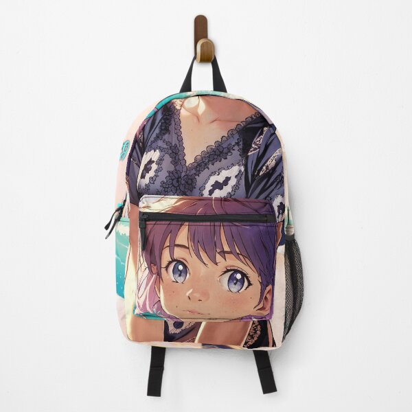 Item preview, Sexy anime girl on the beach designed and sold by anime-black.