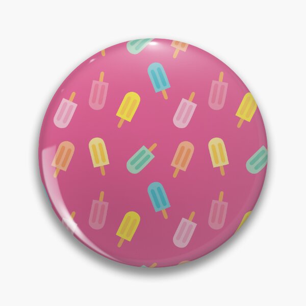 Item preview, Colorful summer design with pastel popsicles and pink background designed and sold by StudioPippinDesigns.