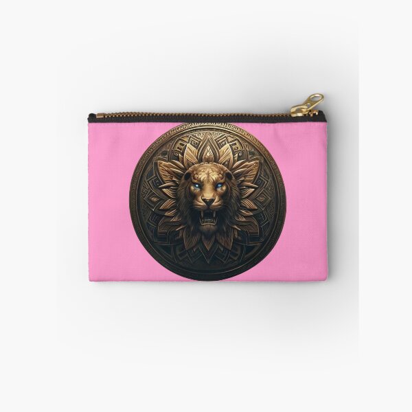 Item preview, ANCIENT BRONZE LION SHIELD (#FF99CC) designed and sold by Marlon Oseguera.