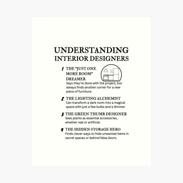 Item preview, The Quirky World of Interior Designers designed and sold by PsyFlow35.