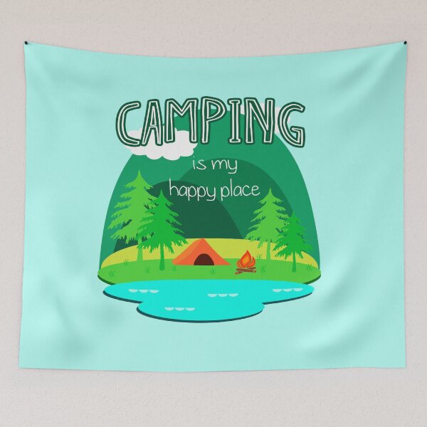 Item preview, Camping is my Happy Place designed and sold by Julie Erin Designs.