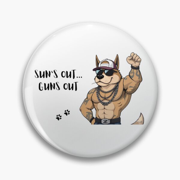 Item preview, Sun's Out.. Guns Out designed and sold by Paws For Effect.