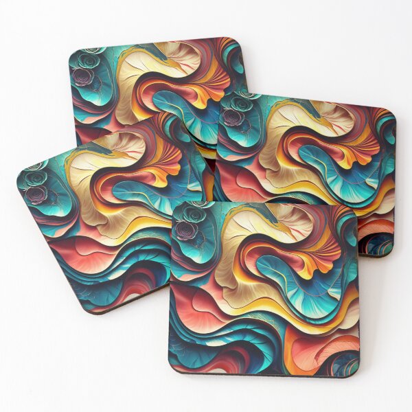 Item preview, Vibrant Abstract Kaleidoscope: Wearable Art for Every Space  designed and sold by nadeem4design.