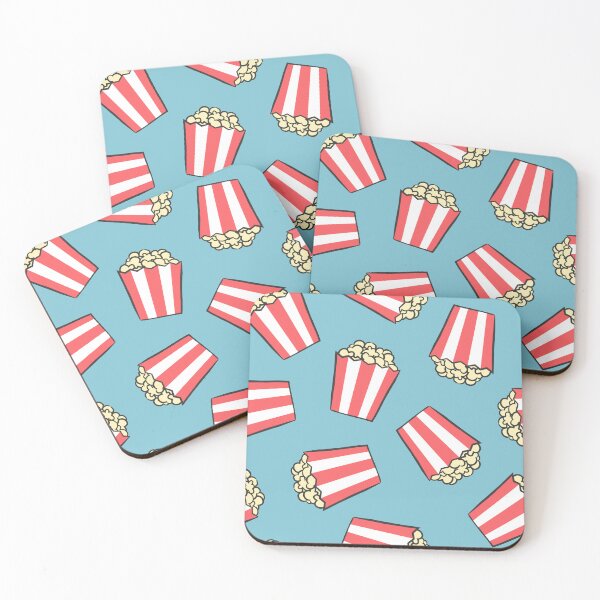 Item preview, movie theater popcorn - sky blue designed and sold by littlearrow.