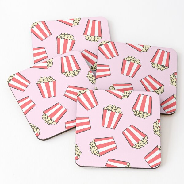 Item preview, movie theater popcorn - pink designed and sold by littlearrow.
