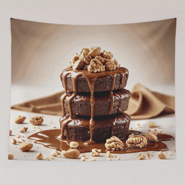 Item preview, Brownies with Sweet Caramel  designed and sold by ArtfullMinds.