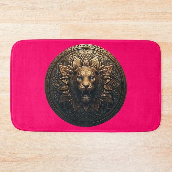 Item preview, ANCIENT BRONZE LION SHIELD (#FF0066) designed and sold by Marlon Oseguera.