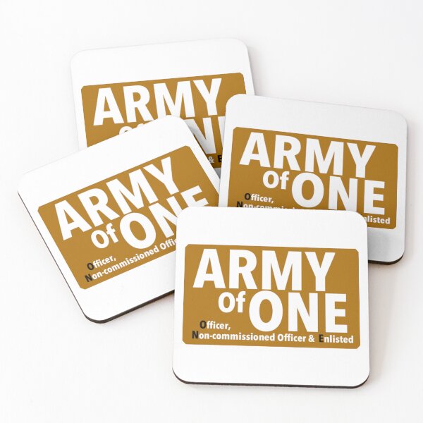 Item preview, Army Of ONE Print Novelty designed and sold by PSST-Design.